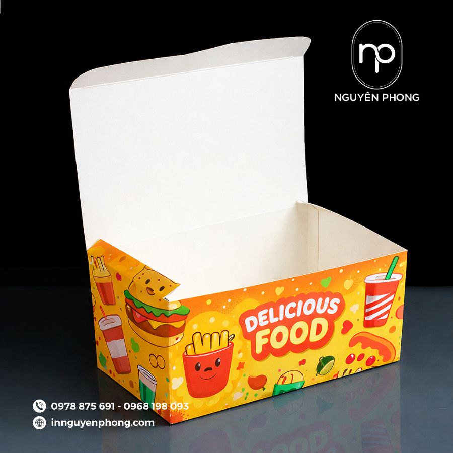 In hộp đựng đồ ăn theo yêu cầu tại TPHCM